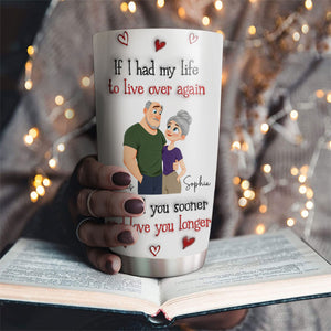 Love You So Much - Personalized 3D Inflated Effect Tumbler in hand