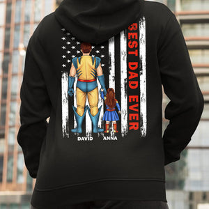 Best Dad Ever personalized hoodie