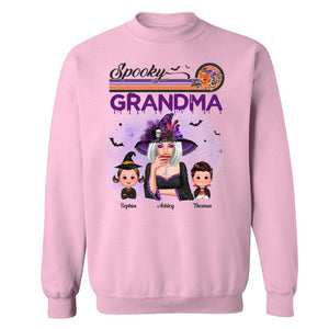 Spooky Grandma Mom Halloween Retro - mockup 4