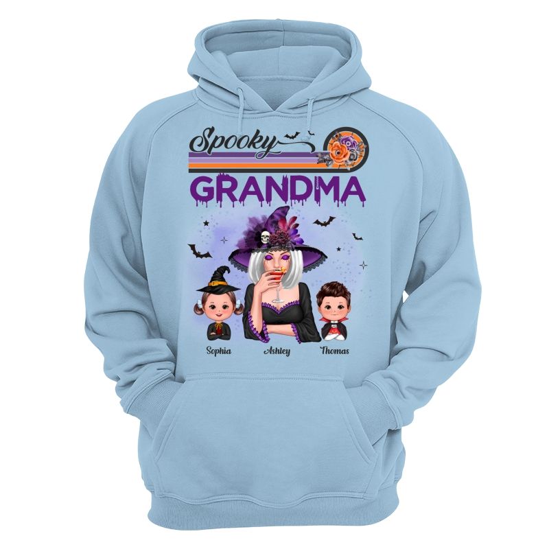 Spooky Grandma Mom Halloween Retro - mockup 6