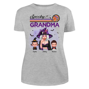 Spooky Grandma Mom Halloween Retro - mockup 8