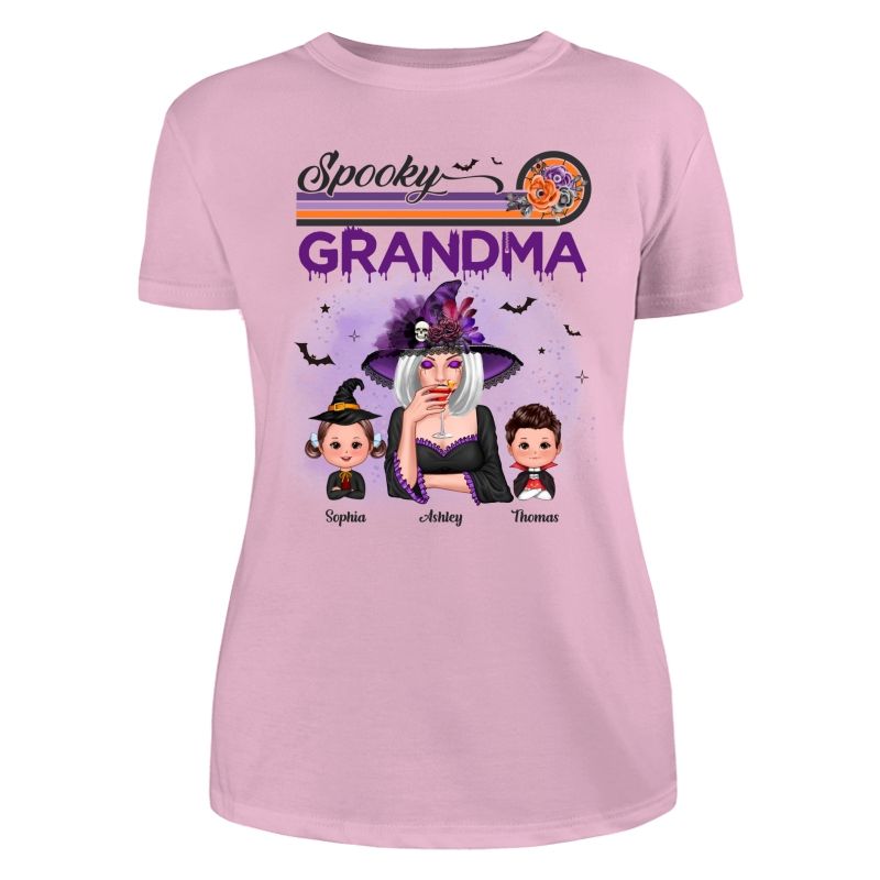 Spooky Grandma Mom Halloween Retro - mockup 7
