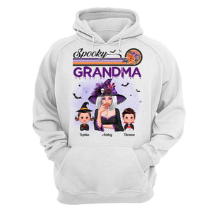 Spooky Grandma Mom Halloween Retro - mockup 12