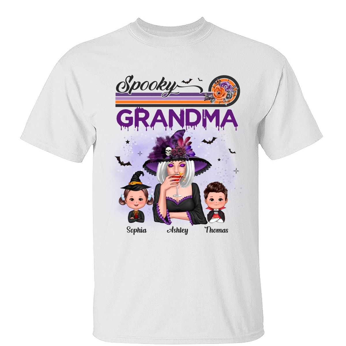 Spooky Grandma Mom Halloween Retro - hero 4