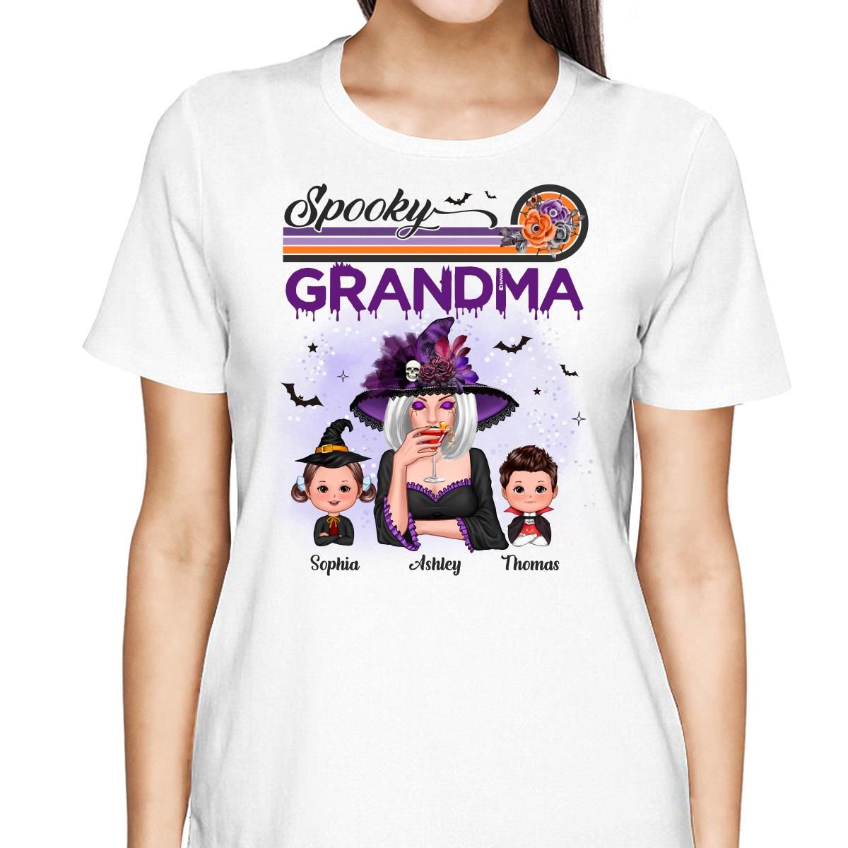 Spooky Grandma Mom Halloween Retro - hero 3