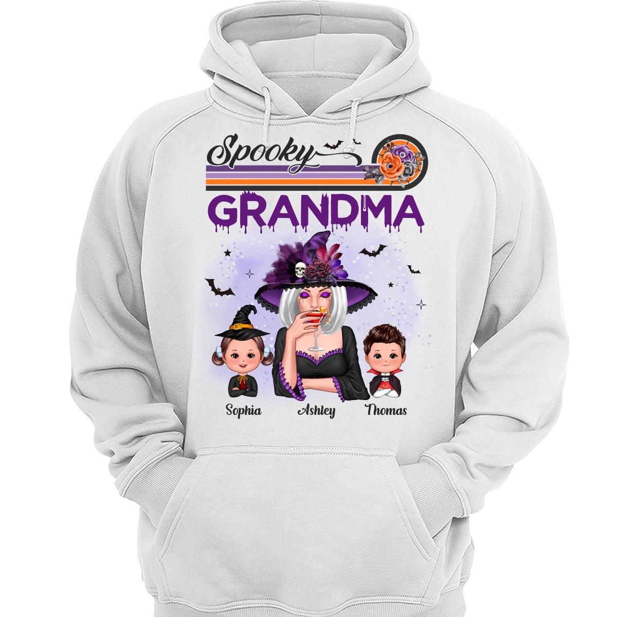 Spooky Grandma Mom Halloween Retro - hero 2