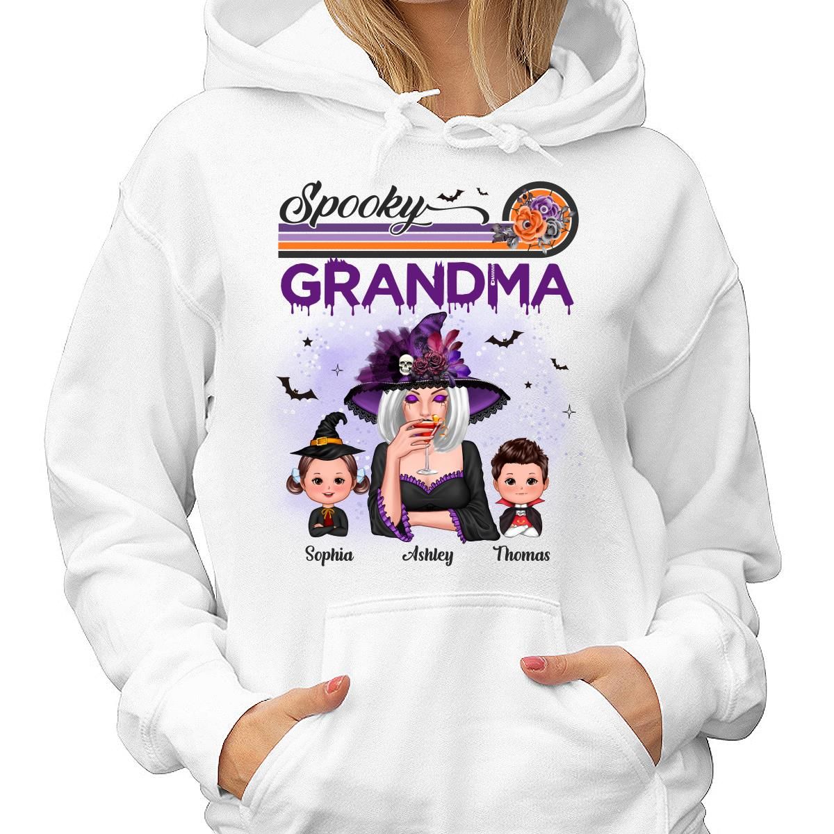 Spooky Grandma Mom Halloween Retro - hero 1