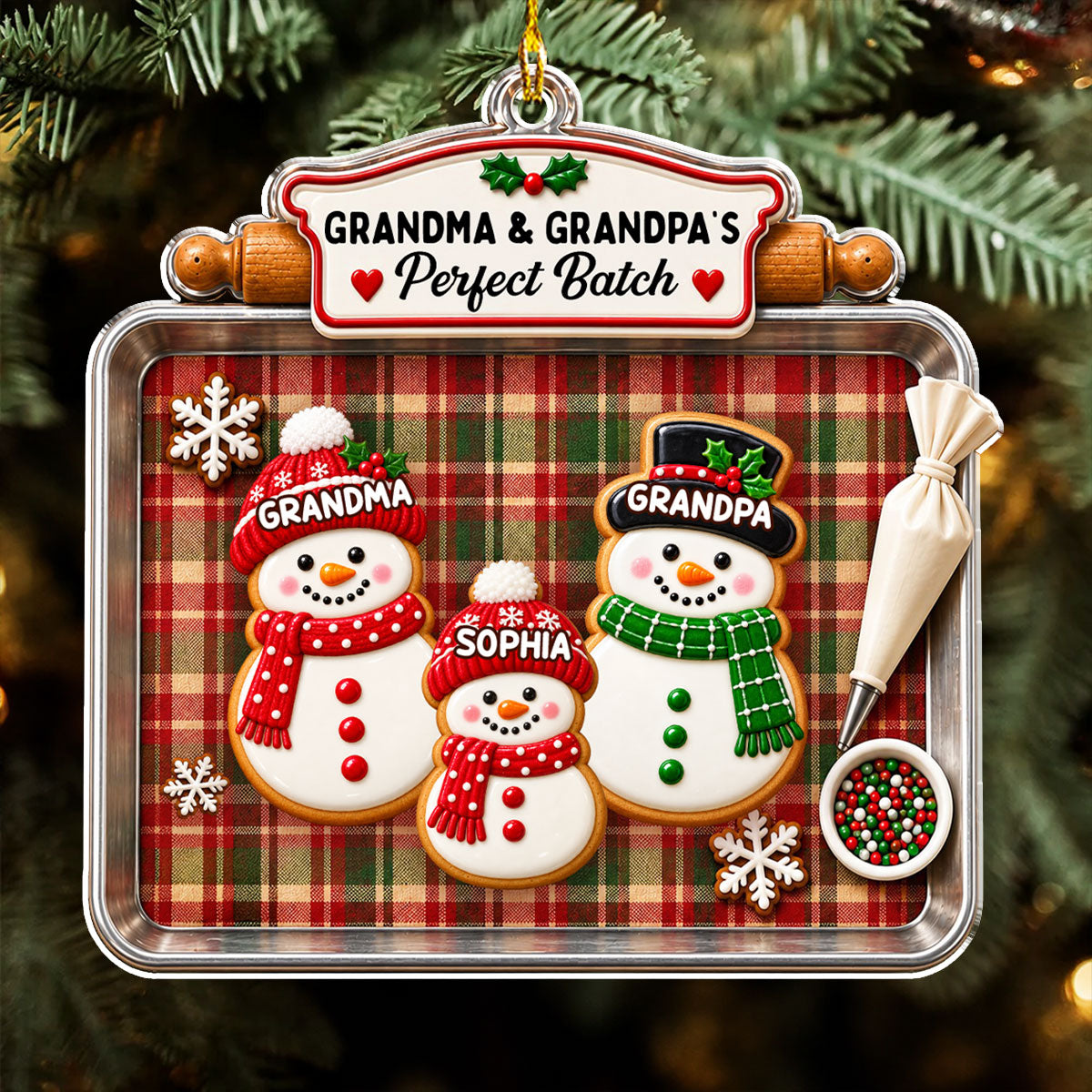 My Grandkids My Joy acrylic ornament