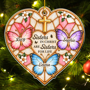 To My Sister - Personalized Acrylic Ornament
