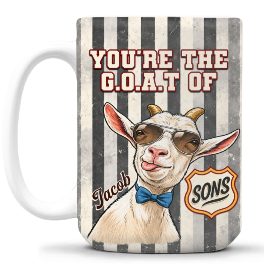 Greatest Of All Time - Personalized Coffee Mug - 15oz