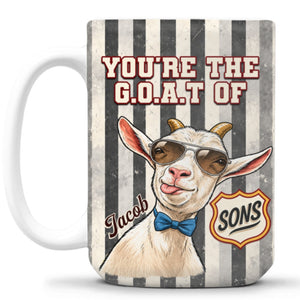 Greatest Of All Time - Personalized Coffee Mug - 15oz