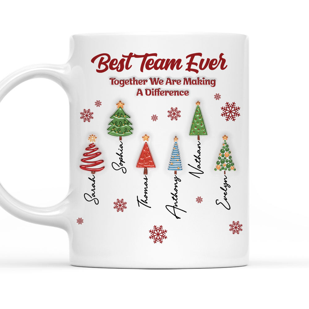 Best Team Ever Coworkers personalized coffee mug
