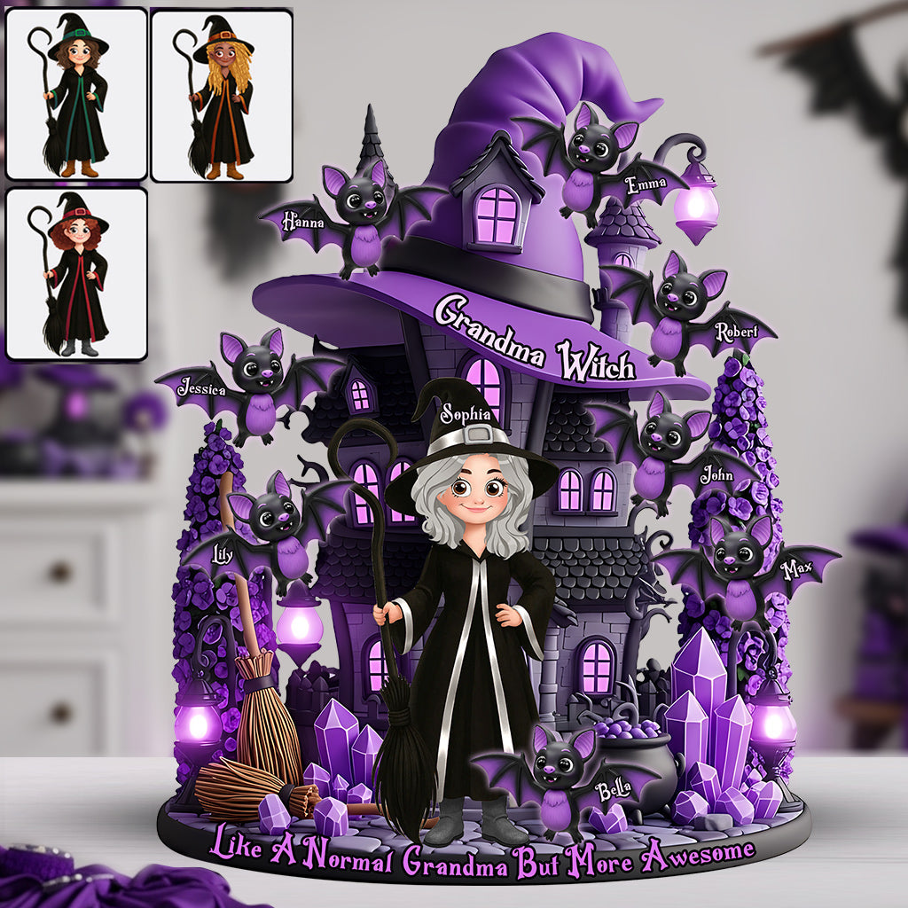 The Most Amazing Witch personalized shaped acrylic plaque