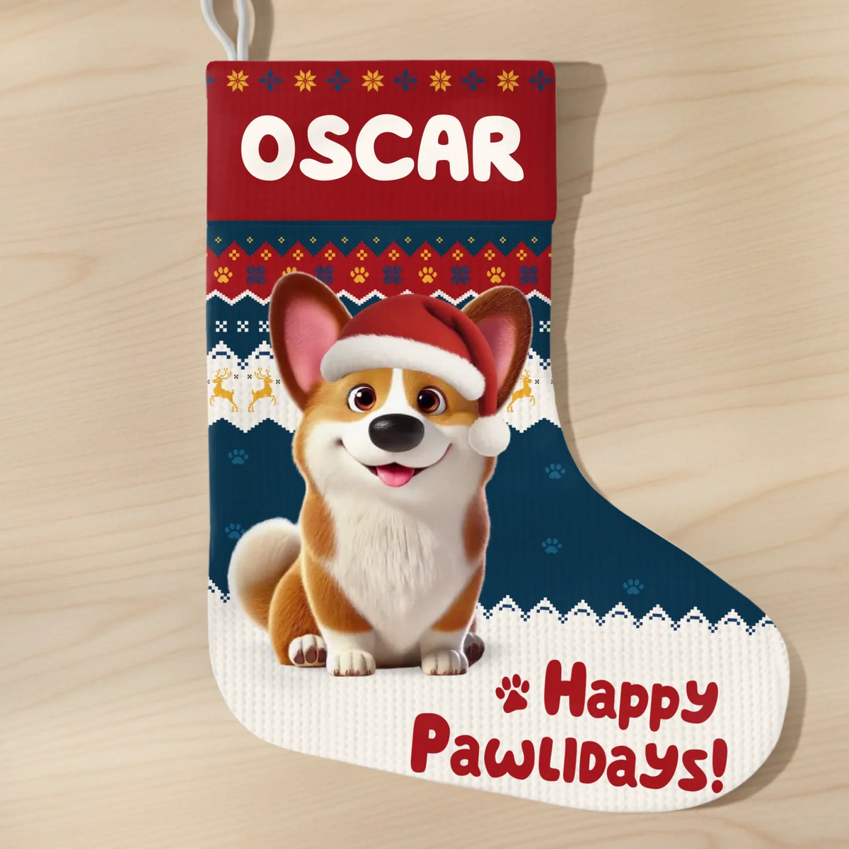 Custom Christmas Stocking - Personalized Christmas Birthday Gifts For Dog Cat Lovers, Dog Dad And Mom, Cat Owners - Frosty Fur Baby