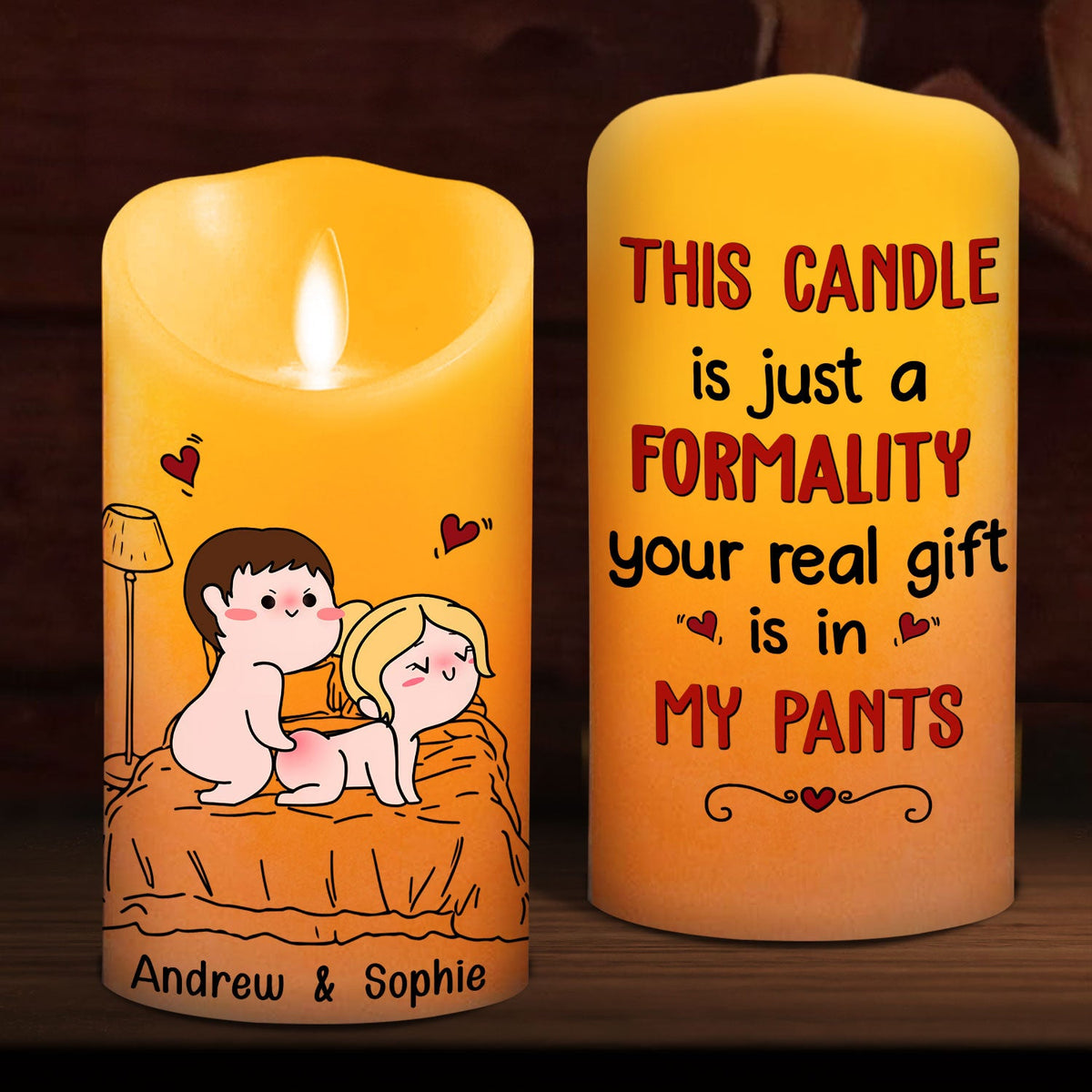 In My Pants - Personalized LED Candle