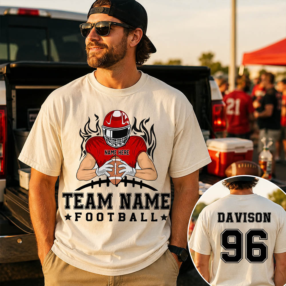 Personalized American Football Team Shirt