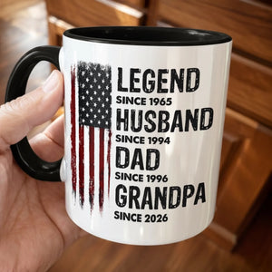 Proud Dad Strong Legacy personalized accent mug - 2