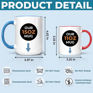 Proud Dad Strong Legacy personalized accent mug - 5