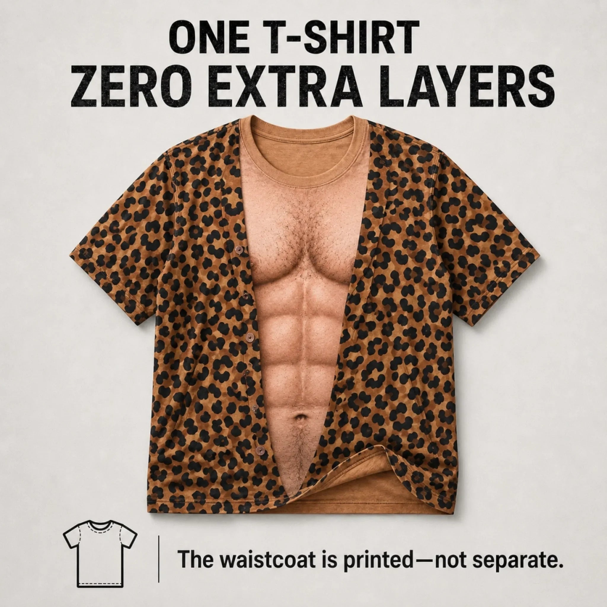 Confidence Included AOP T-shirt detail