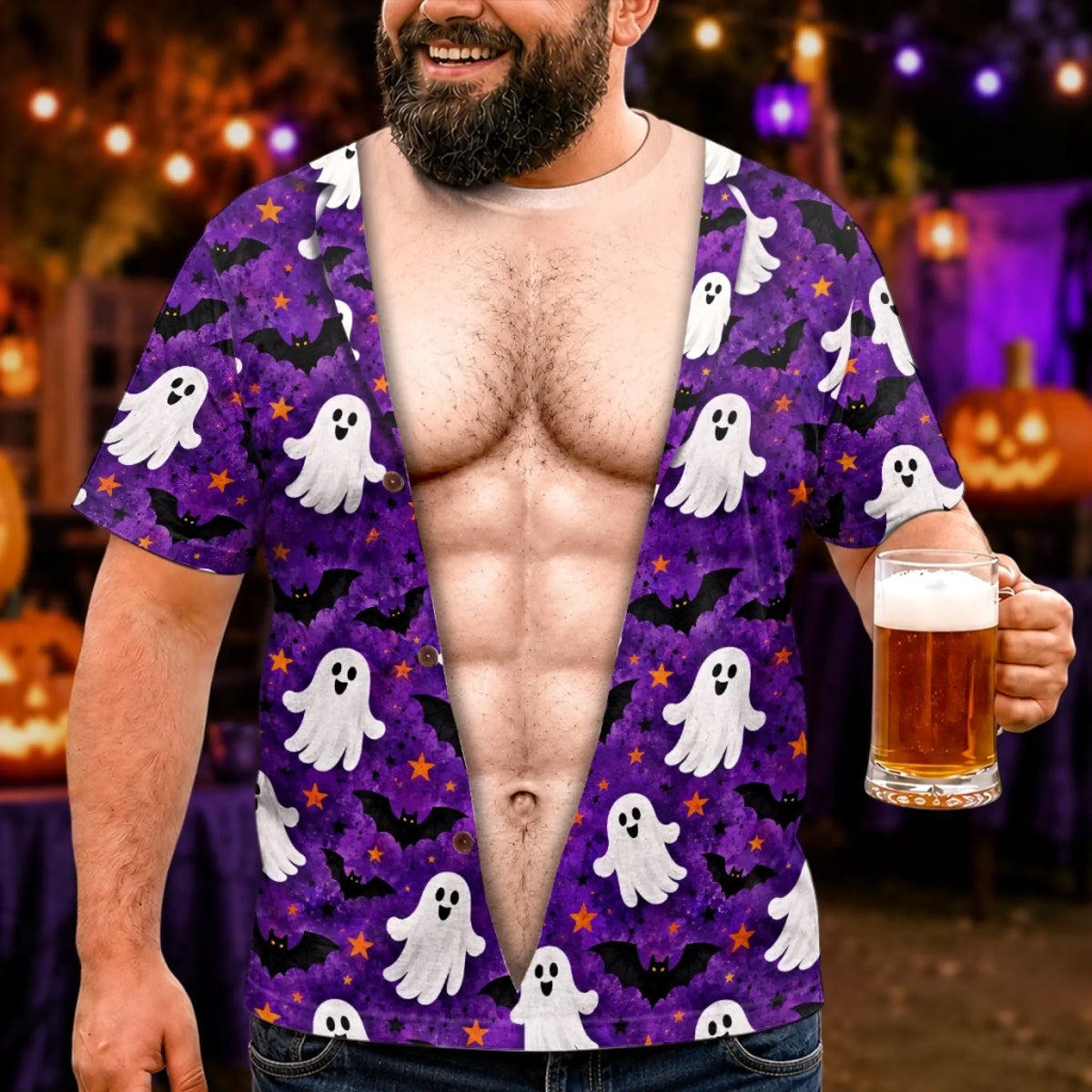 Little Miss Spooky AOP T-shirt