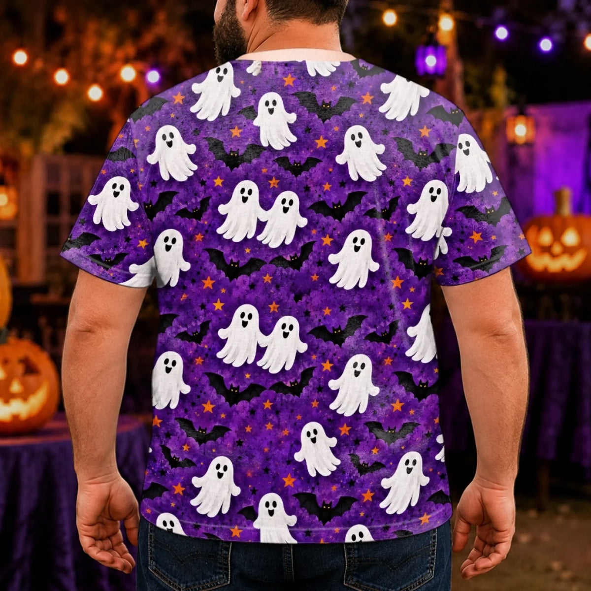 Little Miss Spooky AOP T-shirt