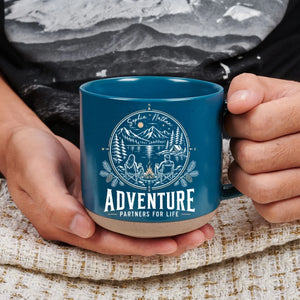 Adventure Is Better Together - Personalized Pottery Mug