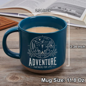 Adventure Is Better Together - Personalized Pottery Mug