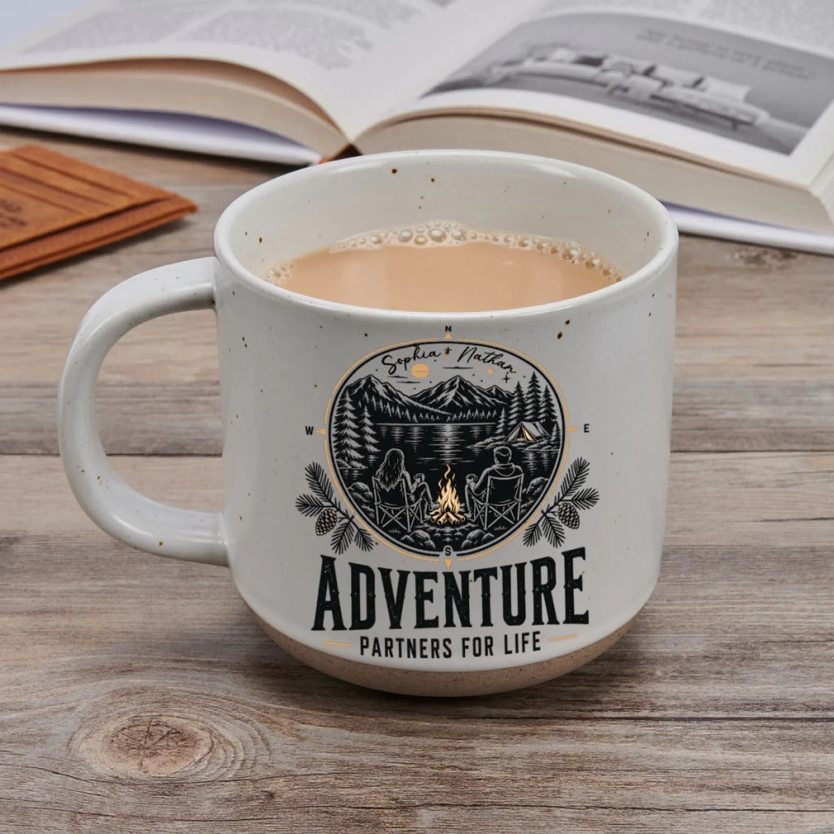 Adventure Is Better Together - Personalized Pottery Mug