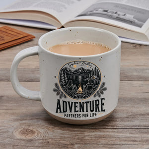 Adventure Is Better Together - Personalized Pottery Mug