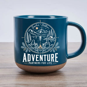 Adventure Is Better Together - Personalized Pottery Mug