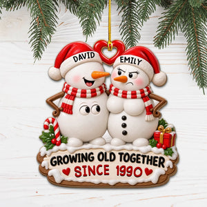 Love Gets Better With Time wood ornament