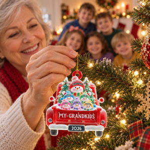 Grandmas Christmas Ride acrylic ornament