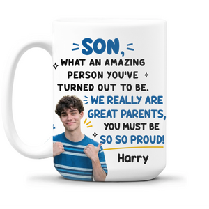 We Really Are Great Parents personalized photo mug 15oz