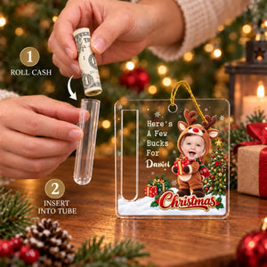 Christmas Blessing cash gift ornament