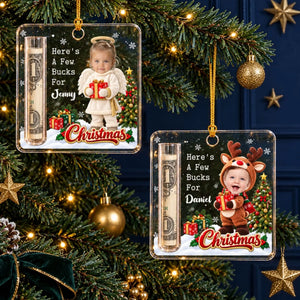 Christmas Blessing cash gift ornament