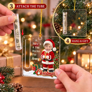 Christmas Blessing cash gift ornament