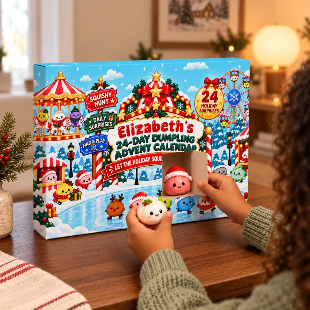 Holiday Squishy Hunt - Personalized Advent Calendar