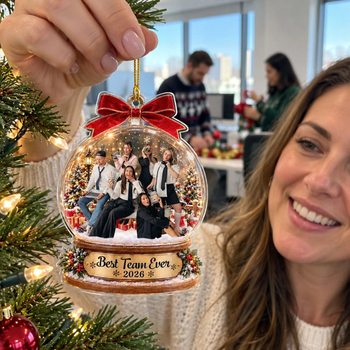 Our Dream Team - Personalized Acrylic Ornament
