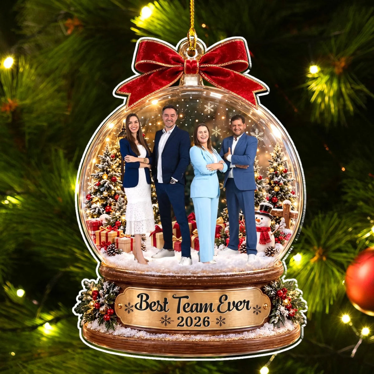 Our Dream Team - Personalized Acrylic Ornament
