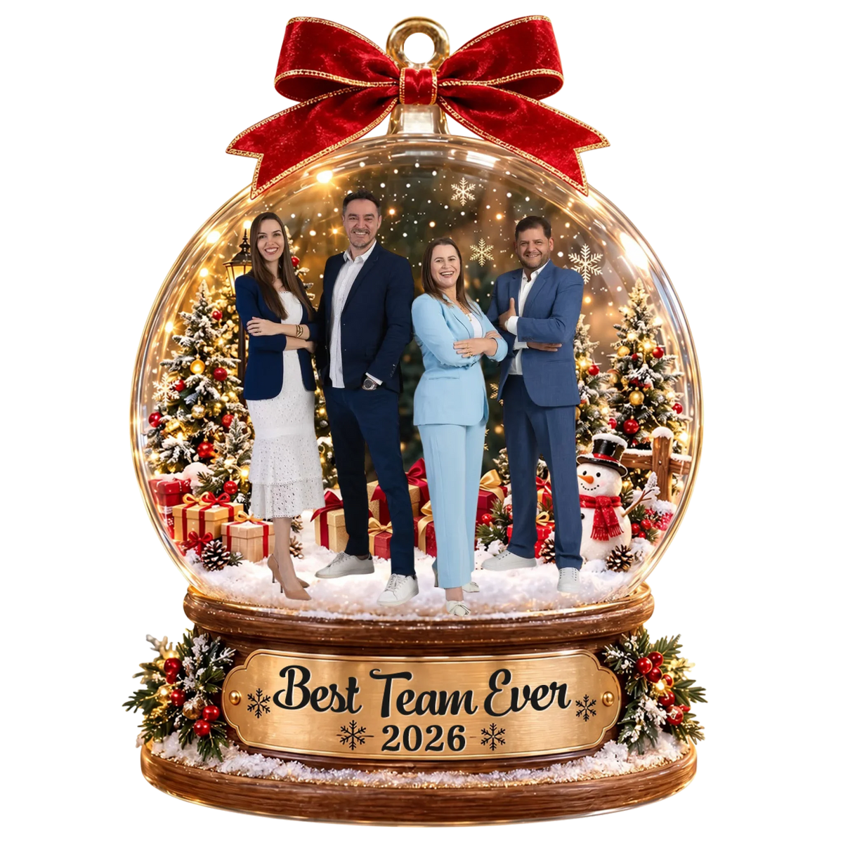 Our Dream Team - Personalized Acrylic Ornament