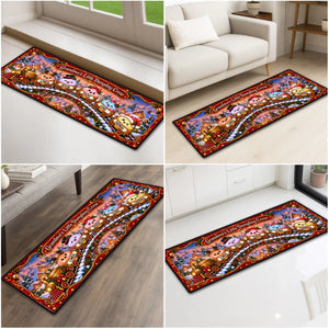 Christmas Dumpling Family - Personalized Runner Rug
