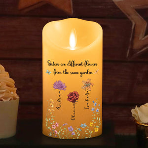 Flowers Friends - Personalized LED Candle