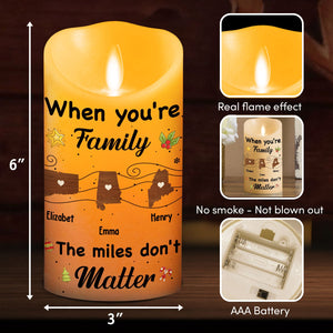 Family Forever - Personalized LED Candle