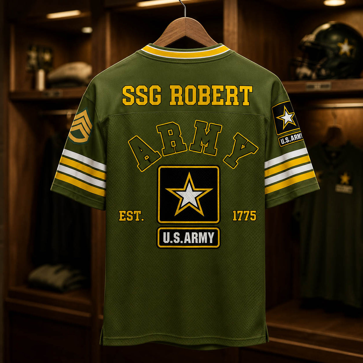 US Military Football Jersey