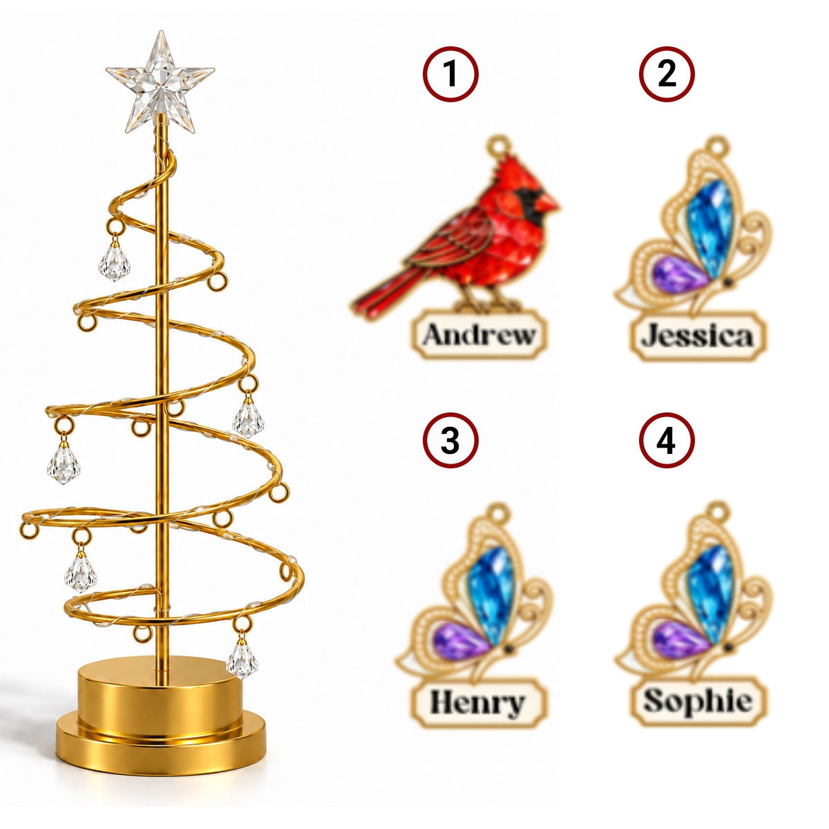 LED tree lights 4 names