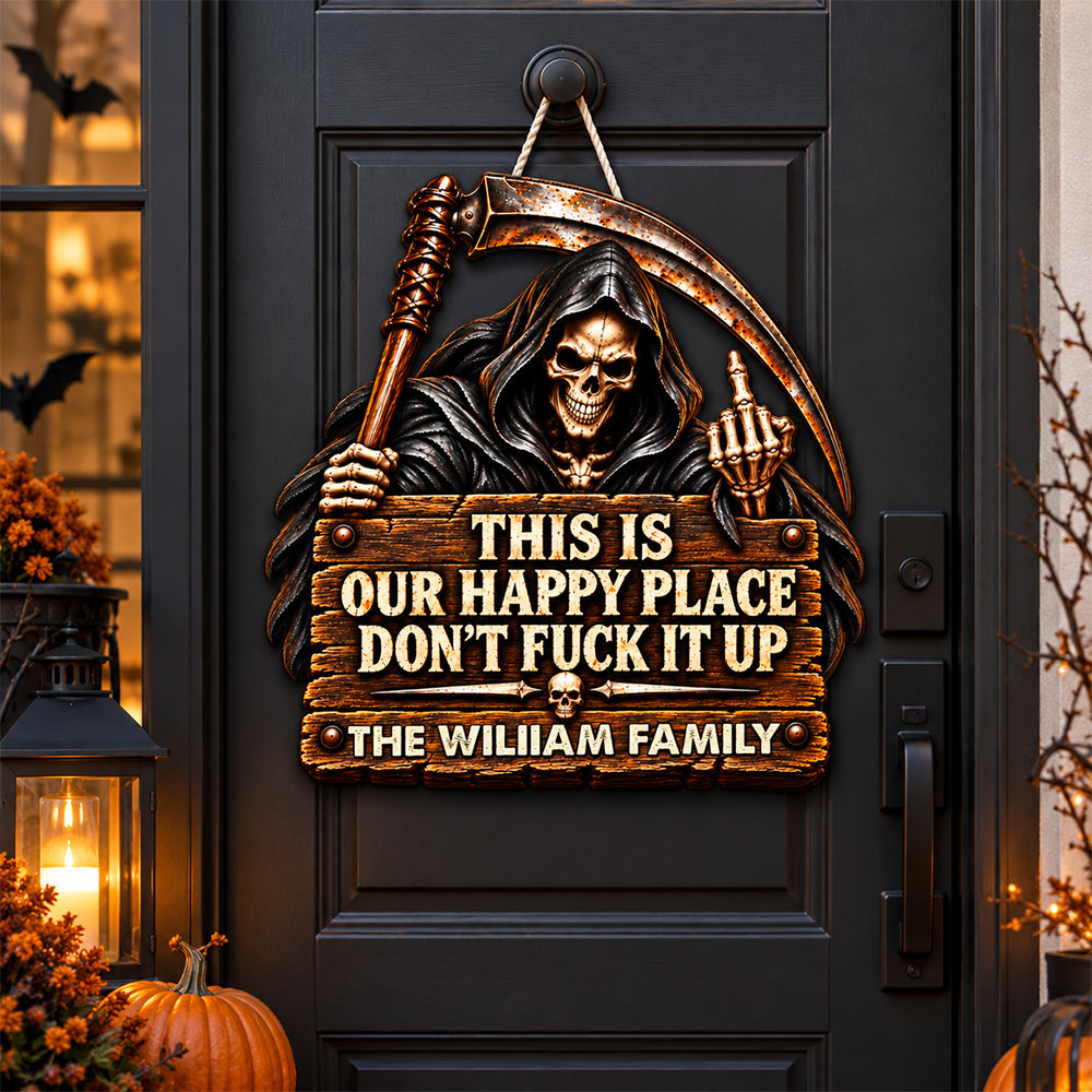 Respect The Vibe Or Leave wood sign