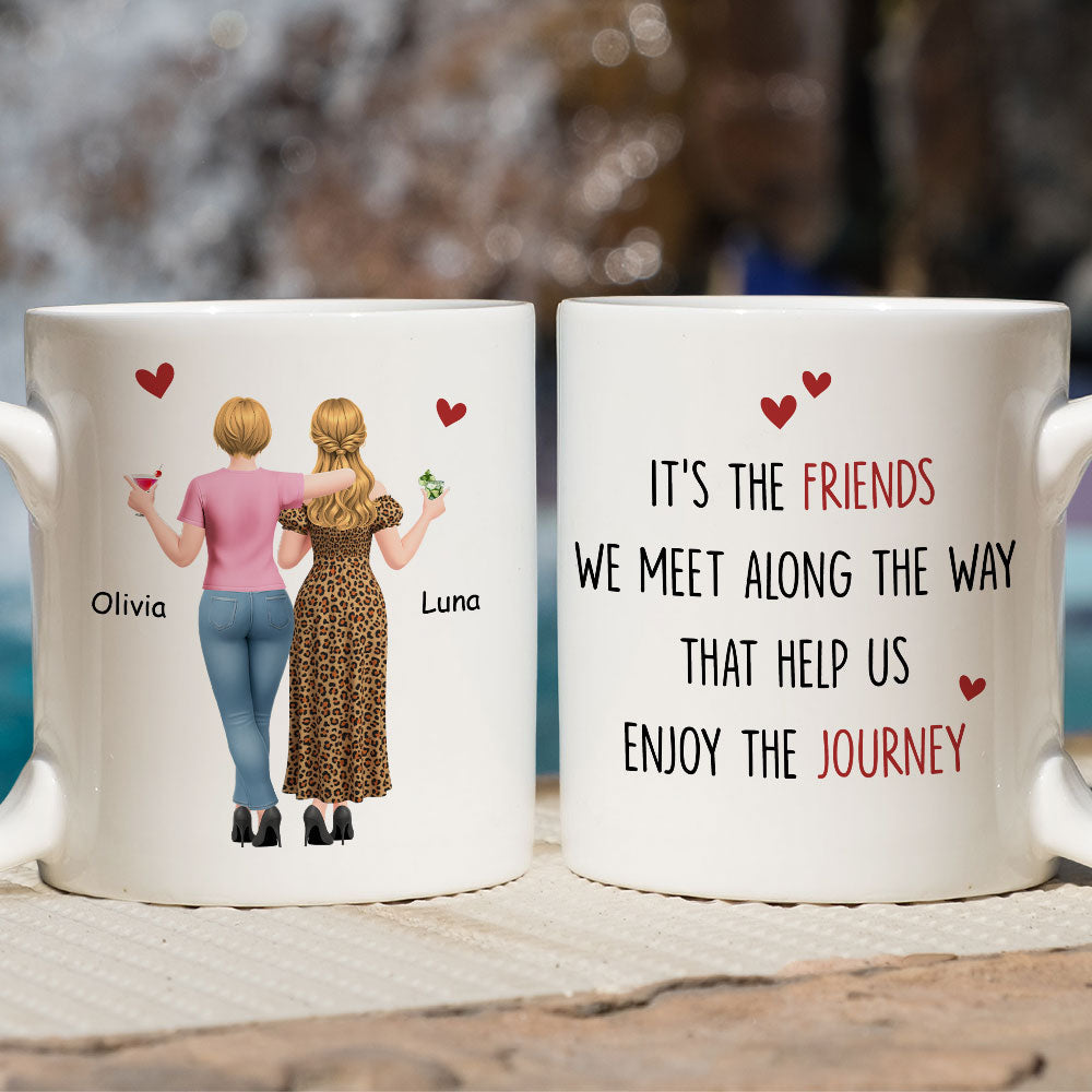 Our Journey - Personalized Coffee Mug - Christmas Gift For Sister, Best Friend