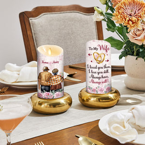 Love You Still - Personalized LED Candle