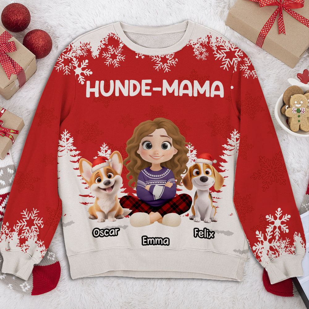 Hunde-Mama - Personalized All-Over-Print Sweatshirt