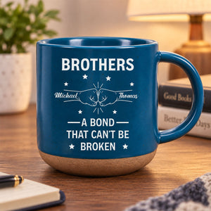 A Bond That Lasts Forever personalized pottery mug